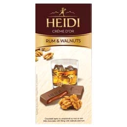 Heidi Creme D'or rum & walnuts 90g