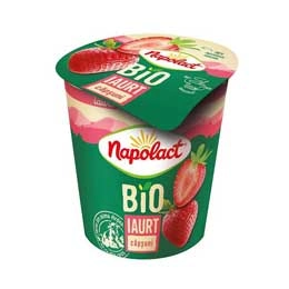 Napolact iaurt bio capsuni 130g
