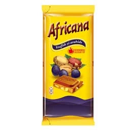 Africana ciocolata cu stafide si arahide 90g