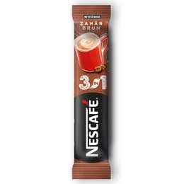 Nescafe 3 in 1 zahar brun 16.5g