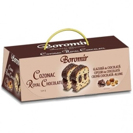 Boromir cozonac Royal cu ciocolata 550g