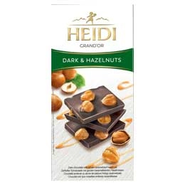 Heidi Grand'or dark&hazelnuts 100g