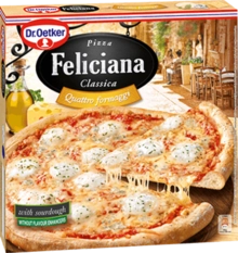 Dr Oetker Feliciana pizza quattro formaggi 325g