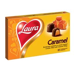 Laura ciocolata cu crema de caramel 140g
