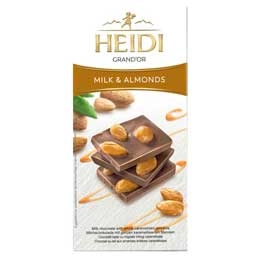 Heidi Grand'or milk & almonds 100g