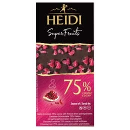 Heidi dark 75% pomegrante 65g