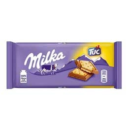 Milka ciocolata sandwich Tuc 100g