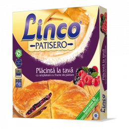 Linco Patisero placinta la tava cu fructe de padure 800g