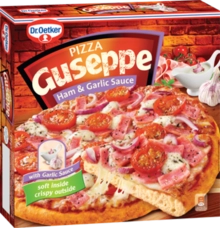 Dr Oetker Giuseppe pizza sunca si sos de usturoi 425g