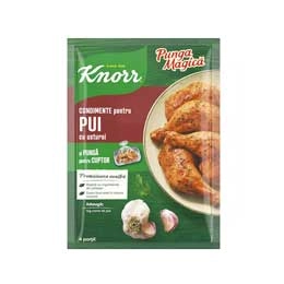 Knorr punga magica friptura de pui cu usturoi 28g