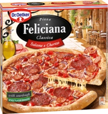 Dr Oetker Feliciana pizza salame e chorizo 325g