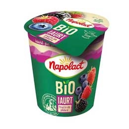Napolact iaurt bio cu fructe de padure 130g
