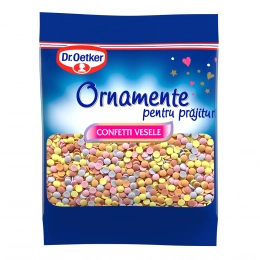 Dr Oetker ornamente pentru prajituri confetti vesele 30g