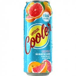 Ursus Cooler bere fara alcool grapefruit doza 500ml
