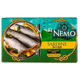 Nemo sardine in ulei 125g
