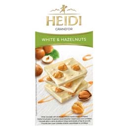 Heidi grand'or white&hazelnuts 100g