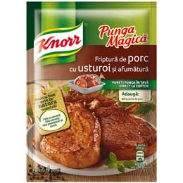 Knorr punga magica friptura de porc cu usturoi si afumatura 30g