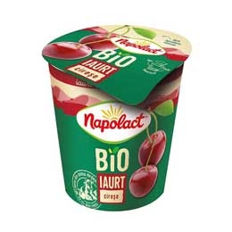 Napolact iaurt bio cu cirese  130g