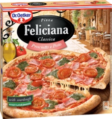Dr Oetker Feliciana pizza prosciutto e pesto 325g