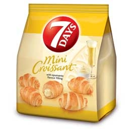 7 Days mini croissant cu sampanie 185g
